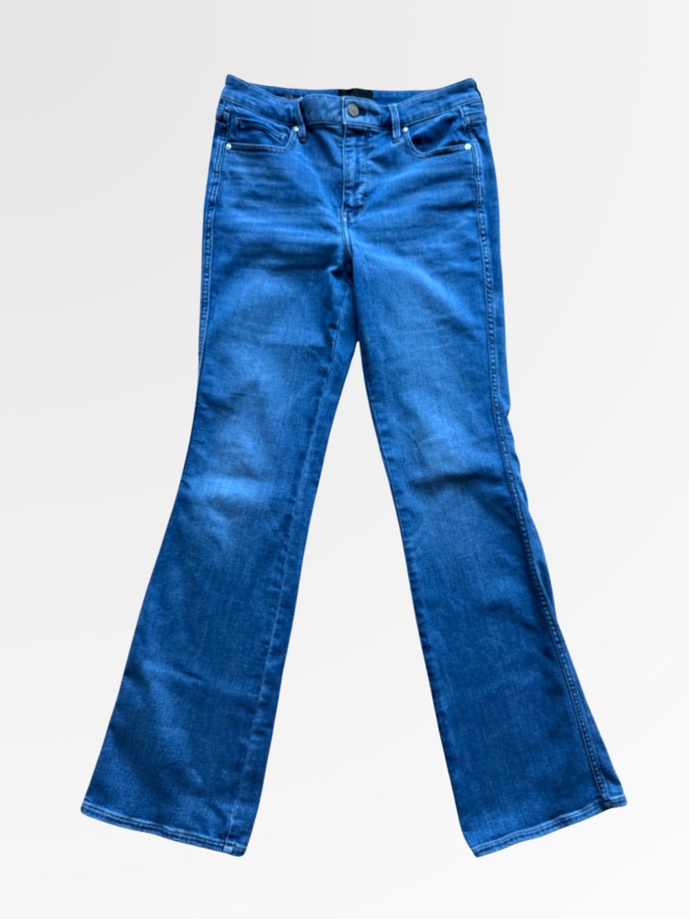 White House Black Market HIgh Rise Skinny Flare Jeans 6